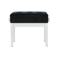 Gewa Pianobank Deluxe Compartment Weiß Matt