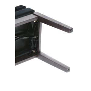 Gewa Piano Bench Deluxe Compartment Rosewood Matt