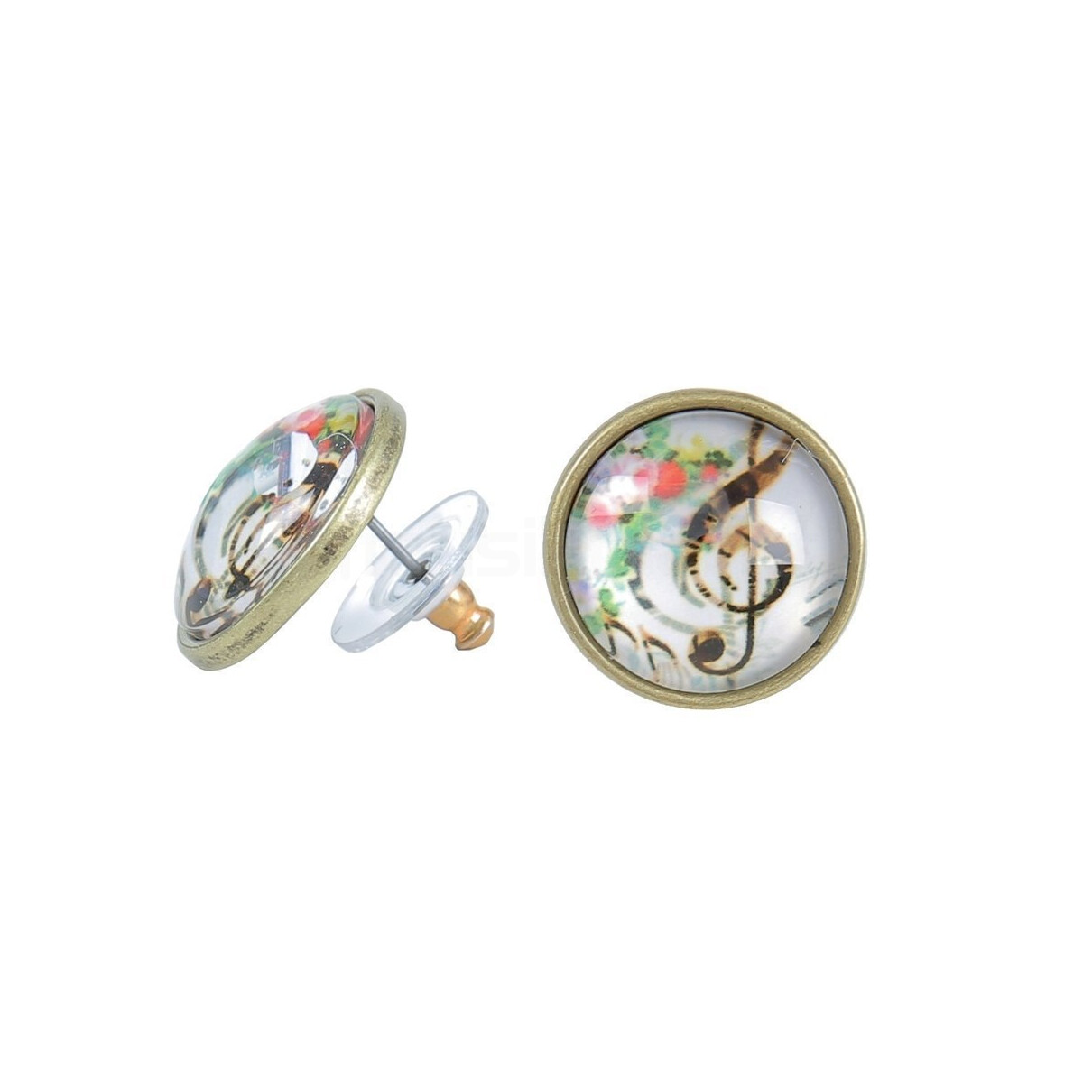 Gewa Ohrstecker Violinschlüssel gold