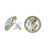 Gewa Ohrstecker Violinschlüssel gold
