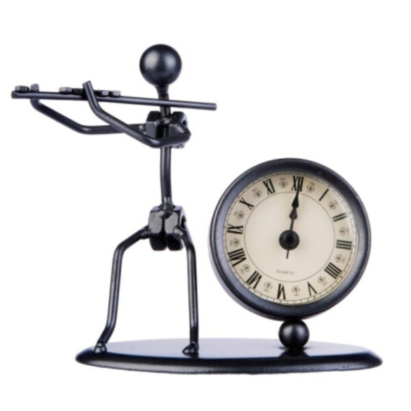 Gewa sculpture with clock flute