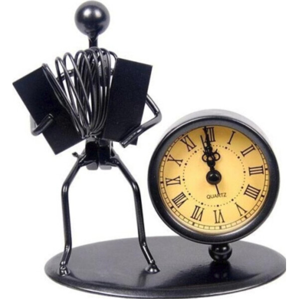 Gewa sculpture with clock accordion