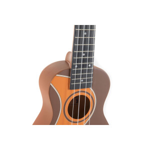 Gewa Soprano Ukulele Manoa W-SO-BR Muddy Roads