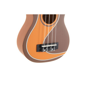 Gewa Soprano Ukulele Manoa W-SO-BR Muddy Roads
