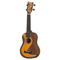 Gewa Soprano Ukulele Manoa W-SO-BR Muddy Roads