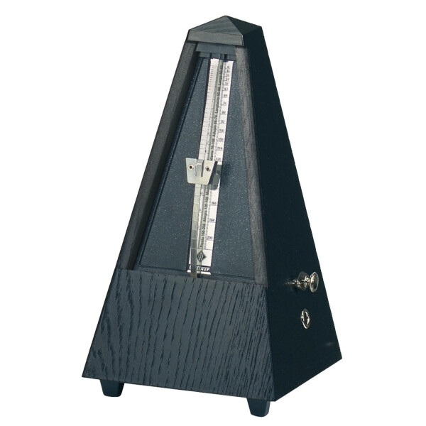 Wittner metronome pyramid shape 819 black oak. Frosted