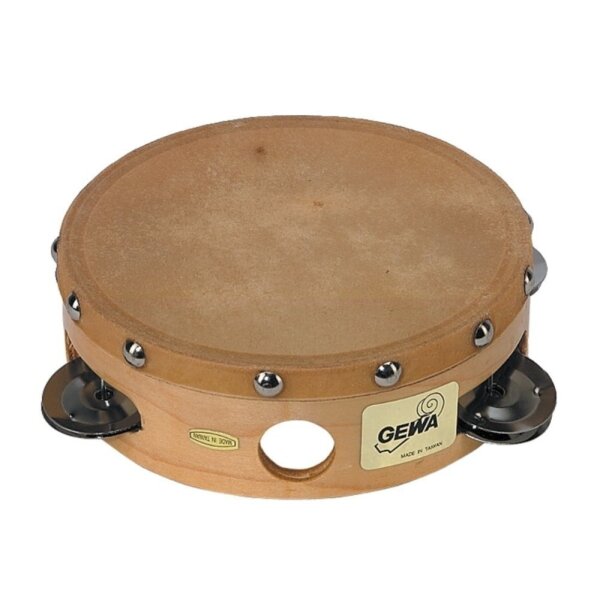 Gewa Tambourine Traditional with Bells 6"