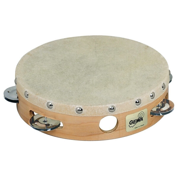 Gewa Tambourine Traditional with Bells 8"