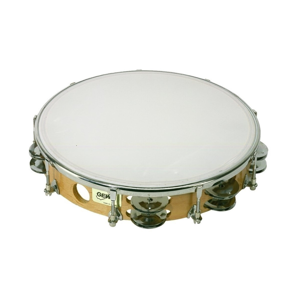 Gewa tambourine traditional with bells 10