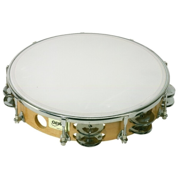 Gewa Tambourin Traditionell mit Schellen 10 