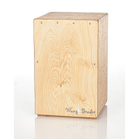 Klangbruder Cajon white 111 birch height 44cm, 9-layer body, oil finish