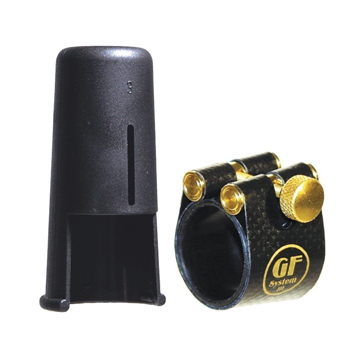 GF-System Blattschraube und Kapsel Gold- box