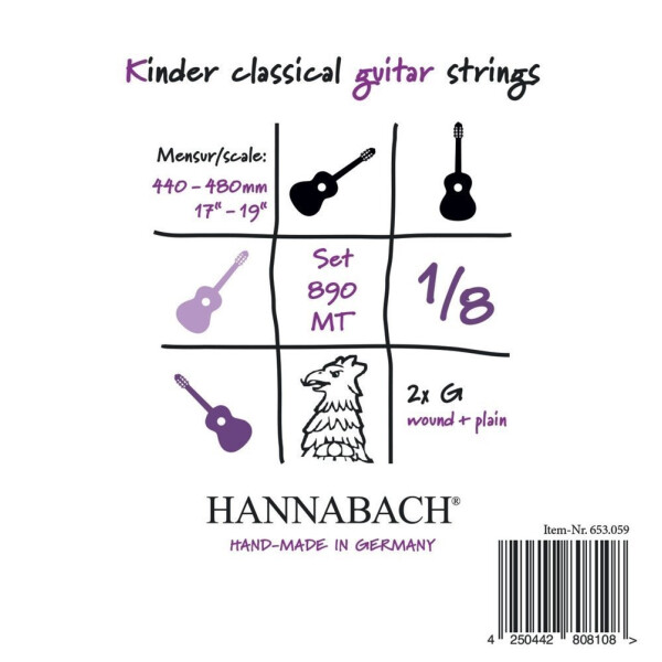 Hannabach 890MT 1/8 Concert