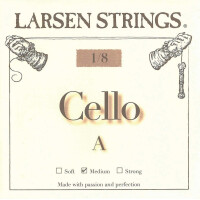 Larsen Cello-Saite kleine Größen D 1/8