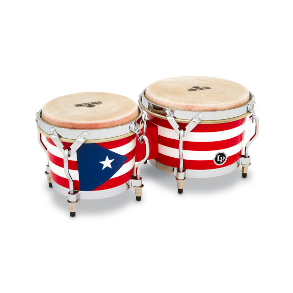LP Bongo Matador Wood M201-PR Puerto Rican Flag