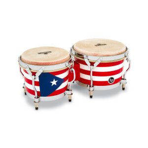 LP Bongo Matador Wood M201-PR Puerto Rican Flag