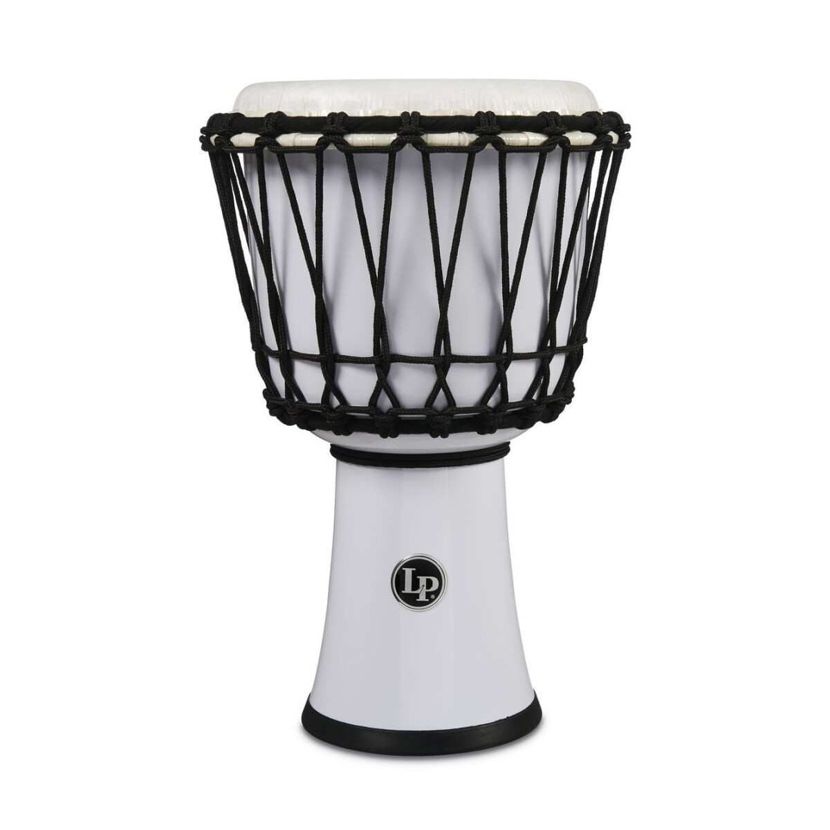 LP Djembe World 7-inch Rope Tuned Circle LP1607WH White