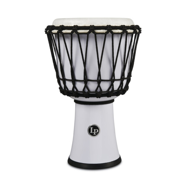 LP Djembe World 7-inch Rope Tuned Circle LP1607WH White