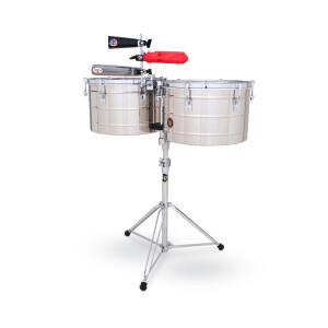 LP Timbales Tito Puente Thunder Timbs LP258-S Stainless...