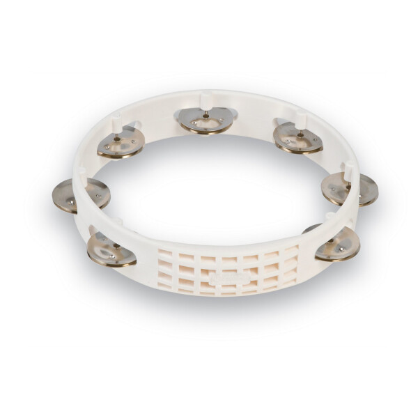 LP Tambourine Aspire LPA182 White 8“