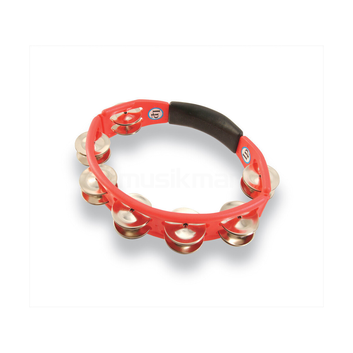 LP Tambourine Cyclop Hand Model LP151 Red Steel Jingles