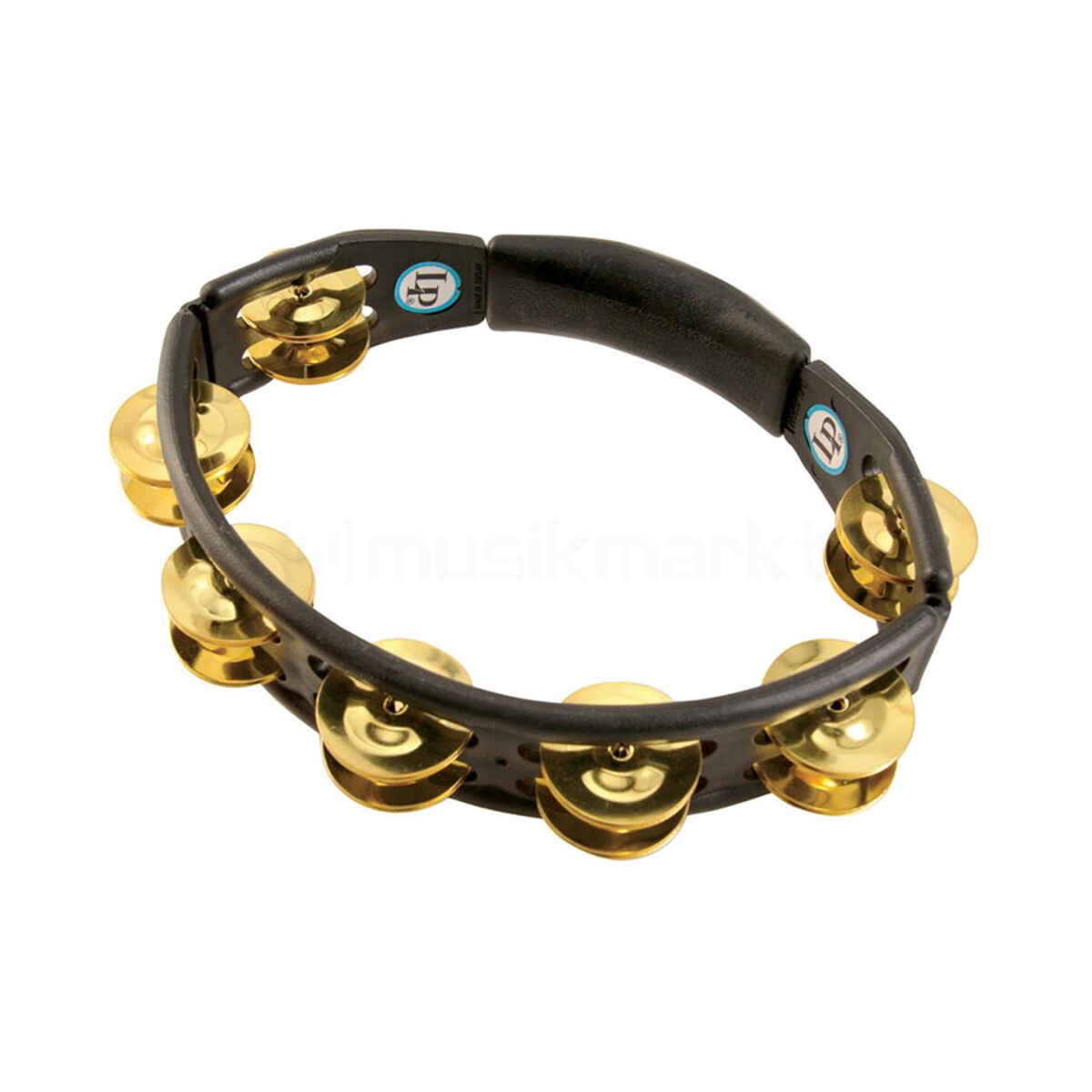 LP Tambourine Cyclop Hand Model LP170 Black Brass Jingles