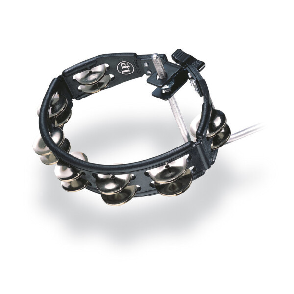 LP Tambourine Cyclop mountable LP160 Black Steel Jingles