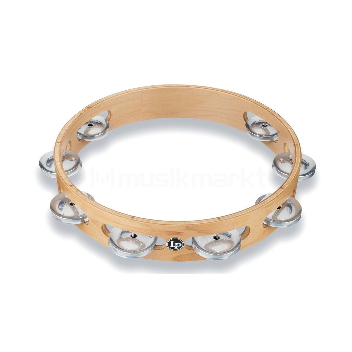 LP Tambourine Pro 10in Single Row Tambourine LP380A-AL Alumi