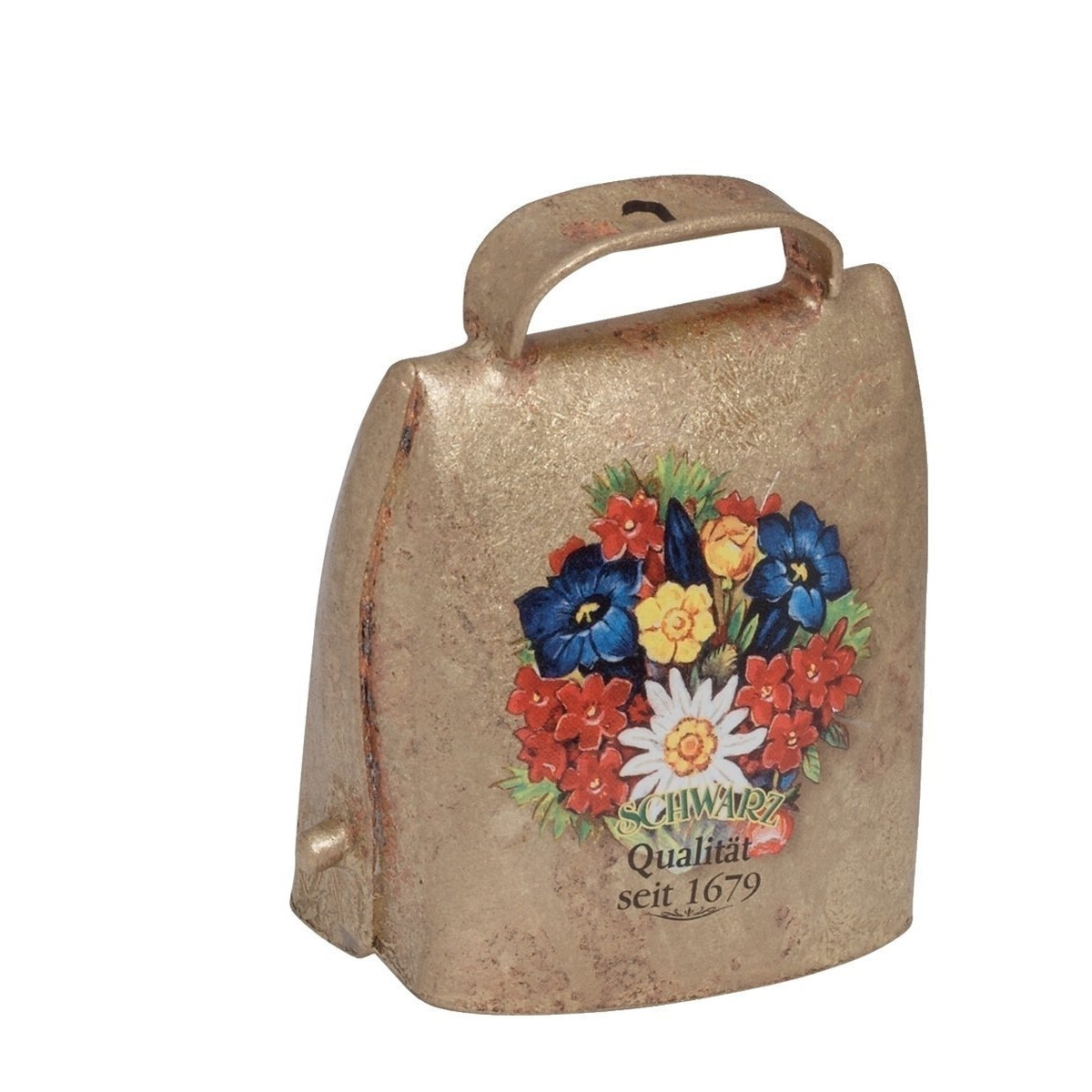 Original black alpine bell 3-bowed octave dis 9cm