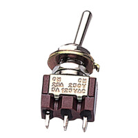 Partsland switch mini toggle switch nickel