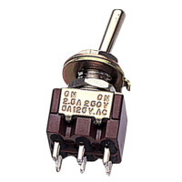 Partsland switch mini toggle switch nickel