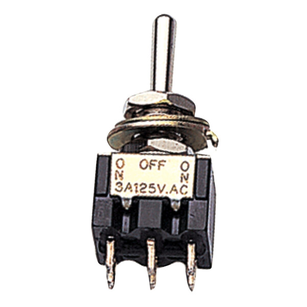 Partsland switch mini toggle switch nickel