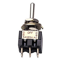 Partsland switch mini toggle switch nickel