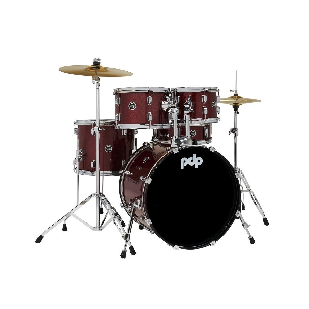 DW PDP Centerstage Red 20 BD 5pc box