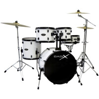 Pure Gewa drum set Basix Classic white black hardware