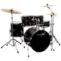 Pure Gewa Drumset Basix Classic Black Chrome Hardware