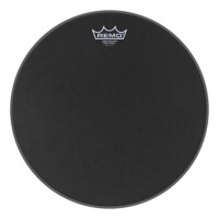 Remo 16" Ambassador Black Suede
