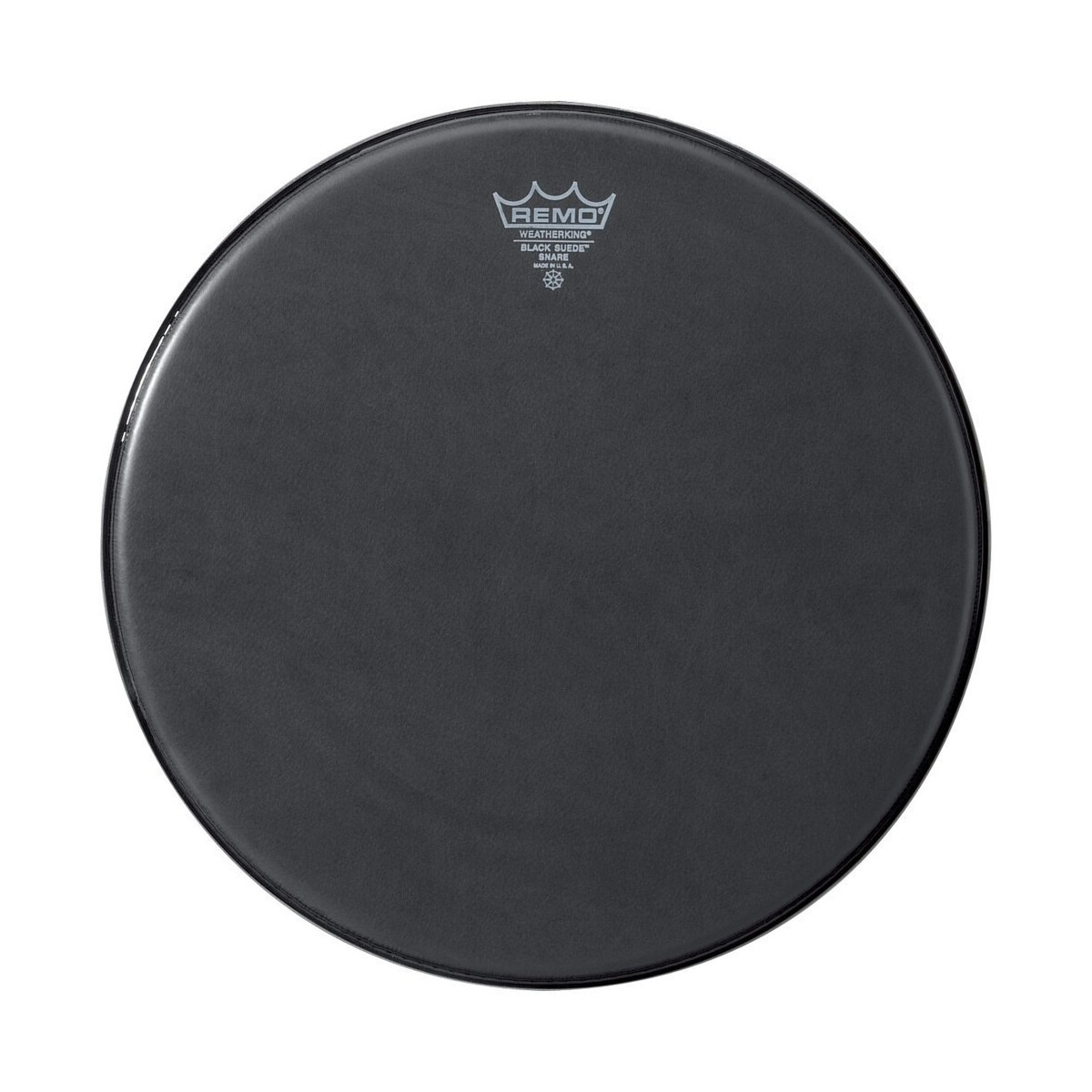 Remo 13" Ambassador Black Suede Res box