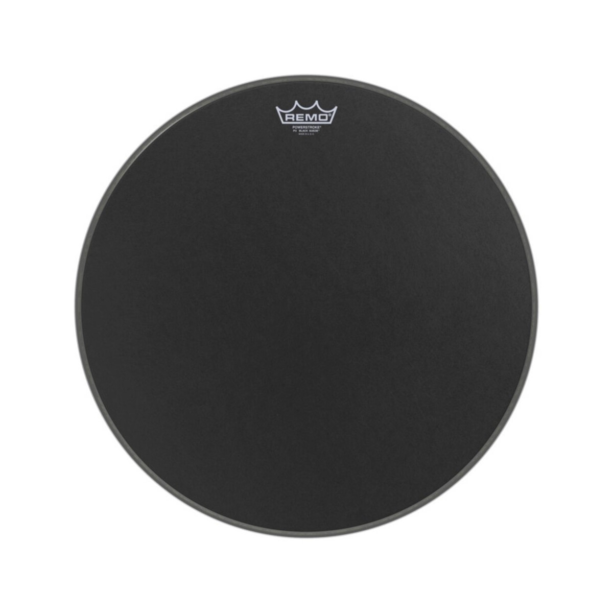 Remo 22" Powerstroke 3 Black Suede box