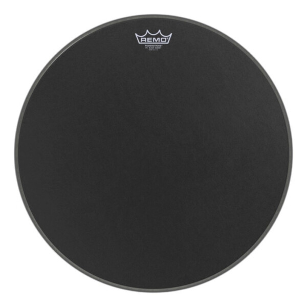 Remo 22" Powerstroke 3 Black Suede