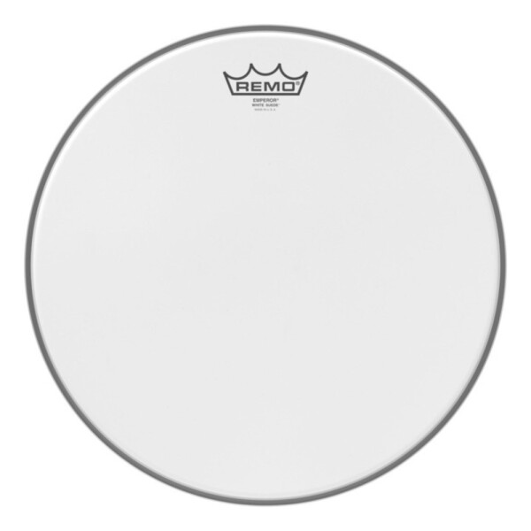 Remo 16" Emperor White Suede