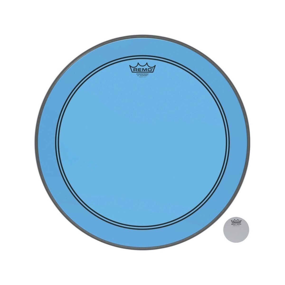 Remo 20" Powerstroke 3 Colortone Bl box