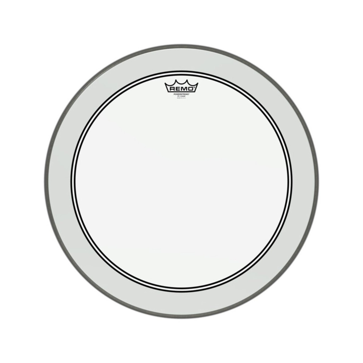 Remo 23" Powerstroke 3 Clear Bass box