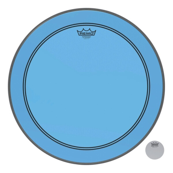 Remo 24" Powerstroke 3 Colortone Blue