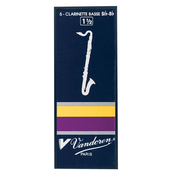 Vandoren Blatt Bass-Klarinette Traditionell 1 1/2
