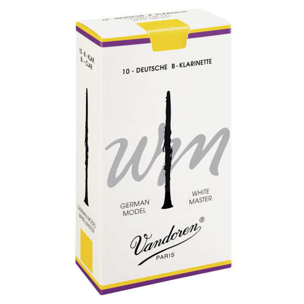 Vandoren White Master Bb Clarinet 1.5 pack of 10