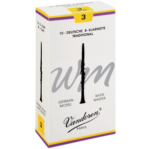 Vandoren 10er Pack Bb-Klarinette White Master 2 1/2