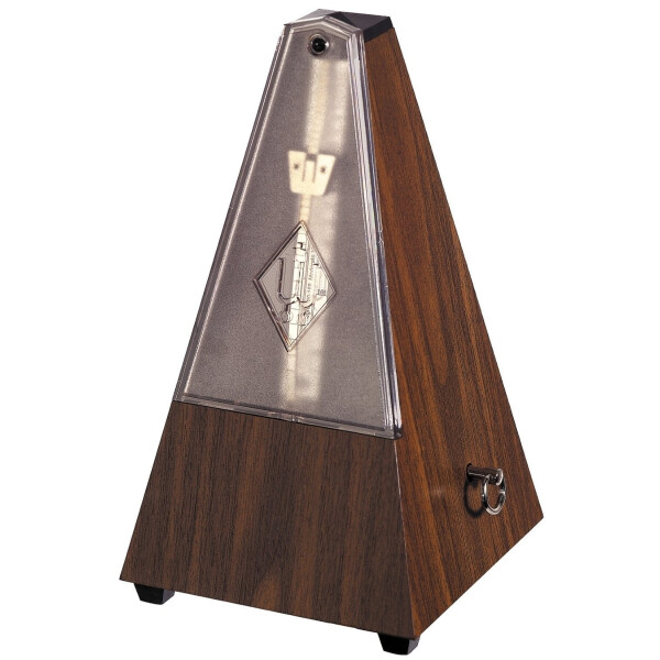 Wittner metronome pyramid shape 804K walnut grain
