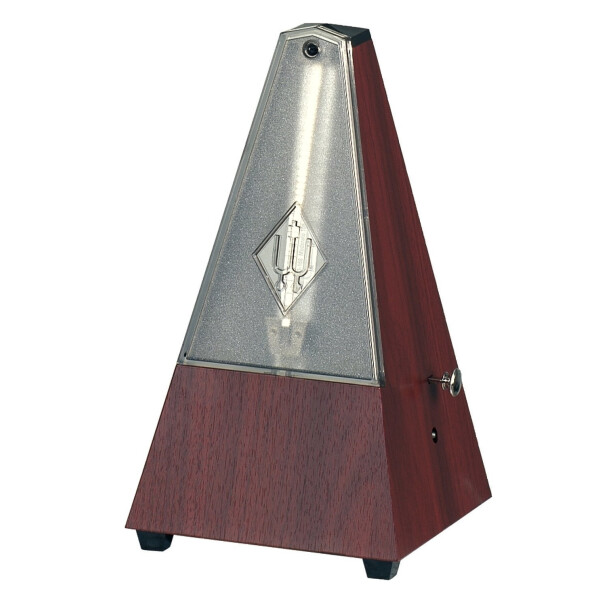 Wittner metronome pyramid shape 812K mahogany grain