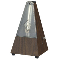 Wittner metronome pyramid shape 814K walnut grain